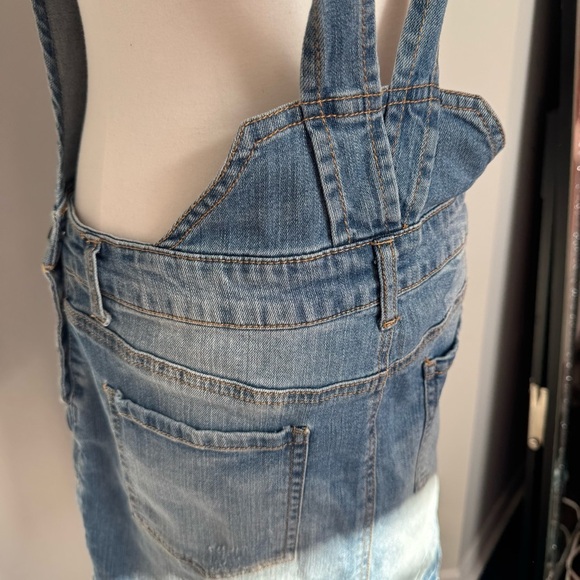 VTG overalls Denim Dress coastal cowgirl country western festival gardening S - Picture 6 of 8